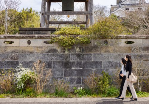 寺院の石垣（都城市）