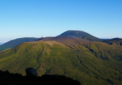 御鉢から北西方向を望む