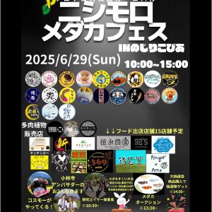 第３回ニシモロメダカフェスinのじりこぴあ‗ポスター